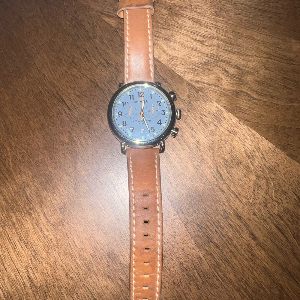 THE RUNWELL CHRONO 47MM shiinola Detroit watch